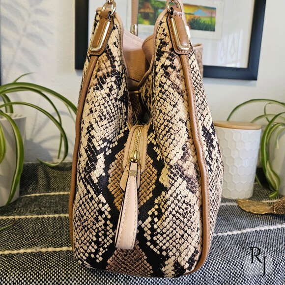 Coach Madison Phoebe Shoulder Bag β Python Snakeskin  #31502 - Picture 3 of 16